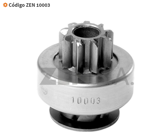 Impulsor de Partida (Bendix) 9 Dentes GM Celta Prisma Corsa Montana Astra S10 Zen 10003