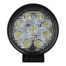 farol de milha 9 leds universal redondo 27w 6000k 12v 24v 0802002