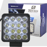 farol de milha 16 leds quadrado 48w universal 6000k 12v 24v 0802007 5