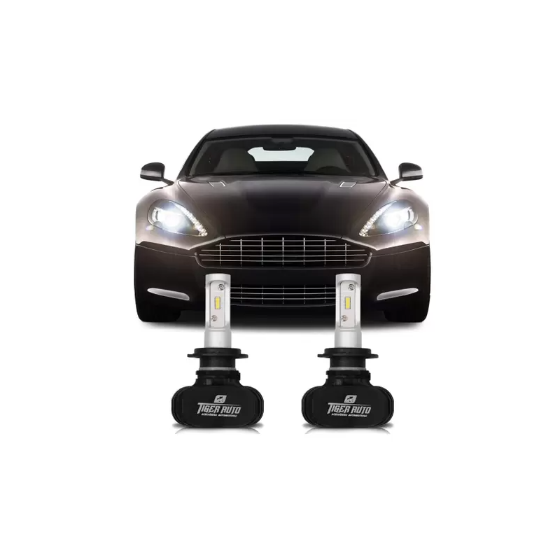 lampada h7 ultra led 2d 6000k tiger auto 1010h7 2