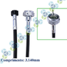 cabo de velocimetro 3140mm volkswagen caminhao eixo duas velocidades tacografo o5 0 fania 31063 2