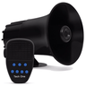 sirene policia megafone t1snaf 7 tons 12v carro moto alarme tech one 1