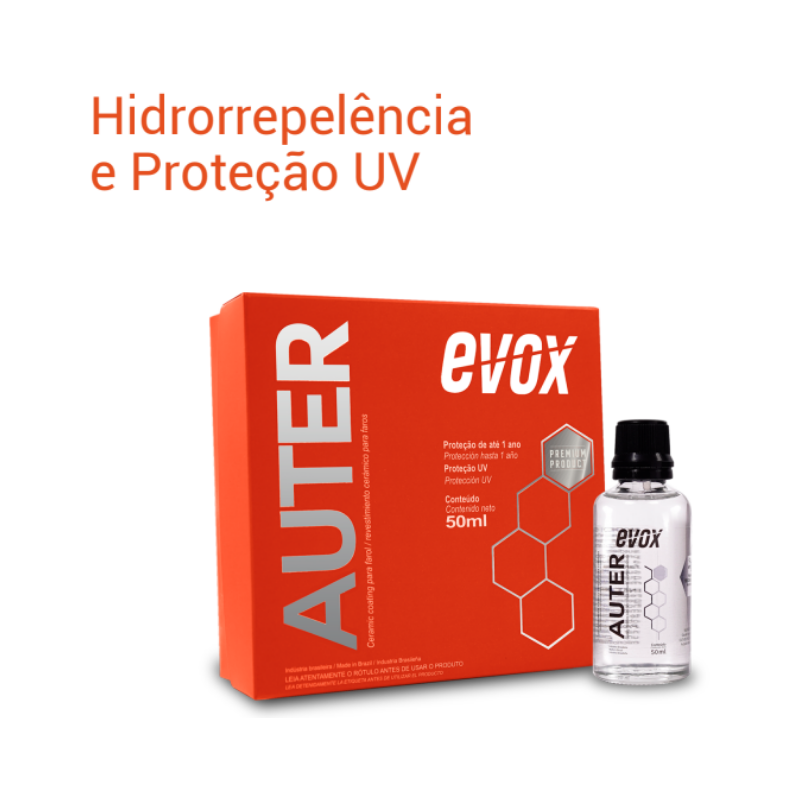 vitrificacao ceramic coating para farol auter evox 50ml 6