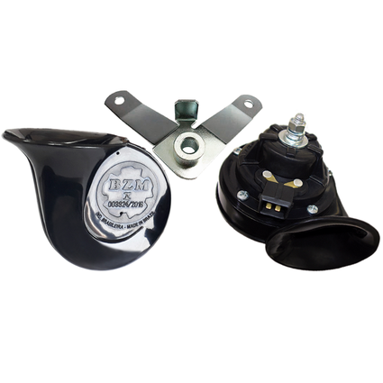 Buzina Caracol Dupla Grave Agudo 410Hz 490Hz B56 12v FIAT