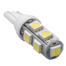 par lampadas 9 leds t10 5 pingo 1 polo 5w 12v luz branca tiger auto 2