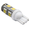 par lampadas 9 leds t10 5 pingo 1 polo 5w 12v luz branca tiger auto 3