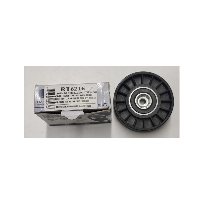 polia da correia do alternador gm ford nissan agrale troller mercedes rt 6216 roltens 4