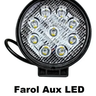 farol de milha auxiliar 9 leds redondo 27w f 428 nino 3