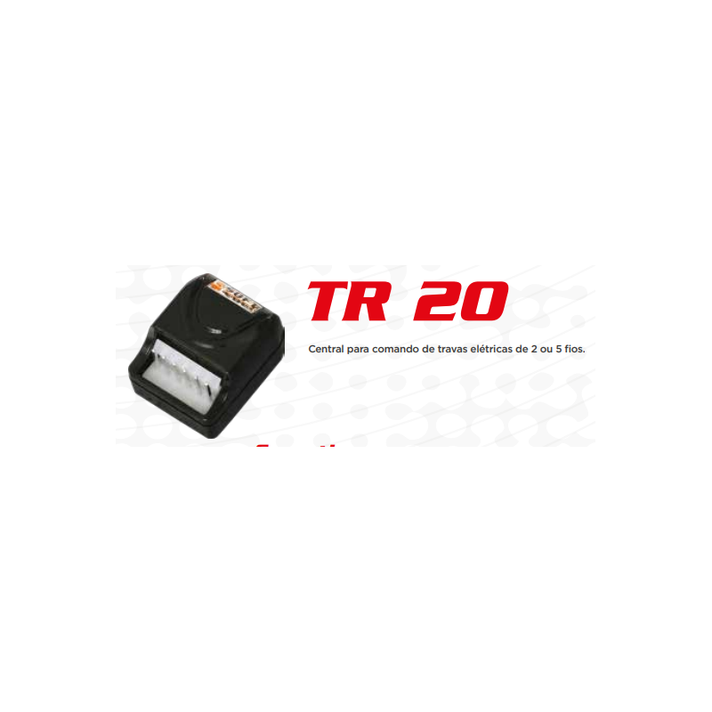 central trava eletrica universal carros 2 e 4 portas soft tr 20 7