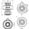 bendix impulsor de partida bzm 0976 citroen fiat lancia mercedes benz peugeot renault 3