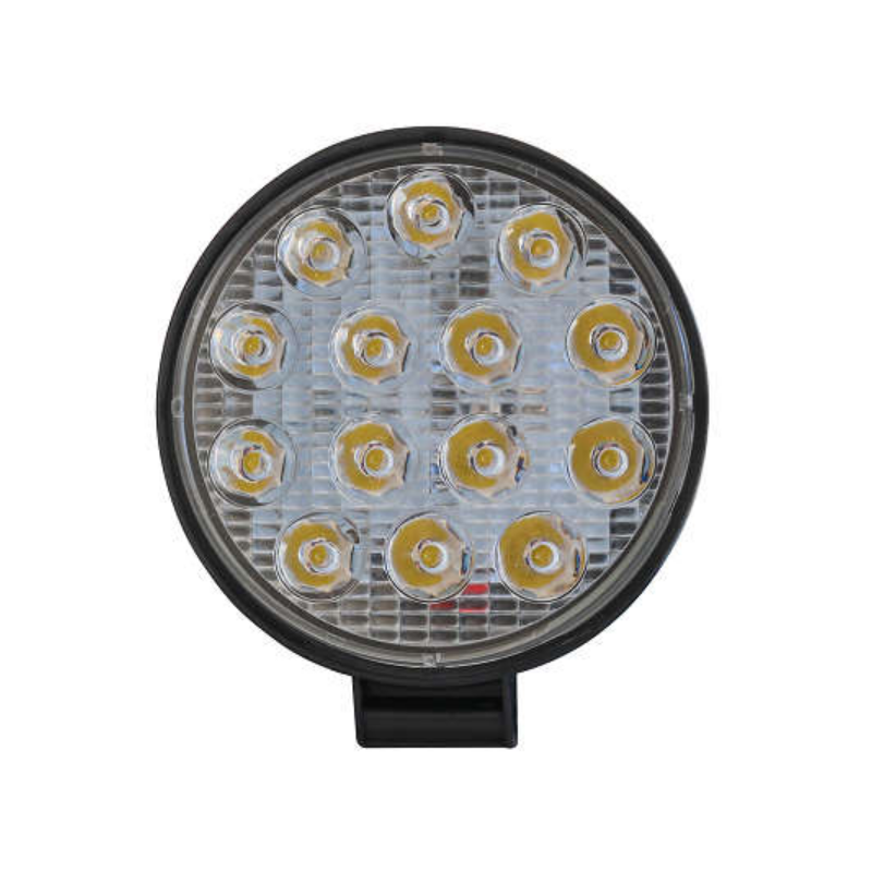 farol de milha 14 leds redondo 10w universal 6000k 12v 24v tiger auto tg 0802032 1