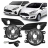kit farol de milha auxiliar ford new fiesta 1416 c moldura cromada e botao universal tg0203 1