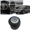 bola de cambio manopla fiat novo palio stilo punto preta lente prata 0065521 auto quality 5