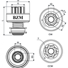 bendix impulsor de partida bzm 1790 fiat ducato peugeot boxer 3