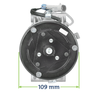 compressor delphi chevrolet corsa meriva celta stilo cs10040 12
