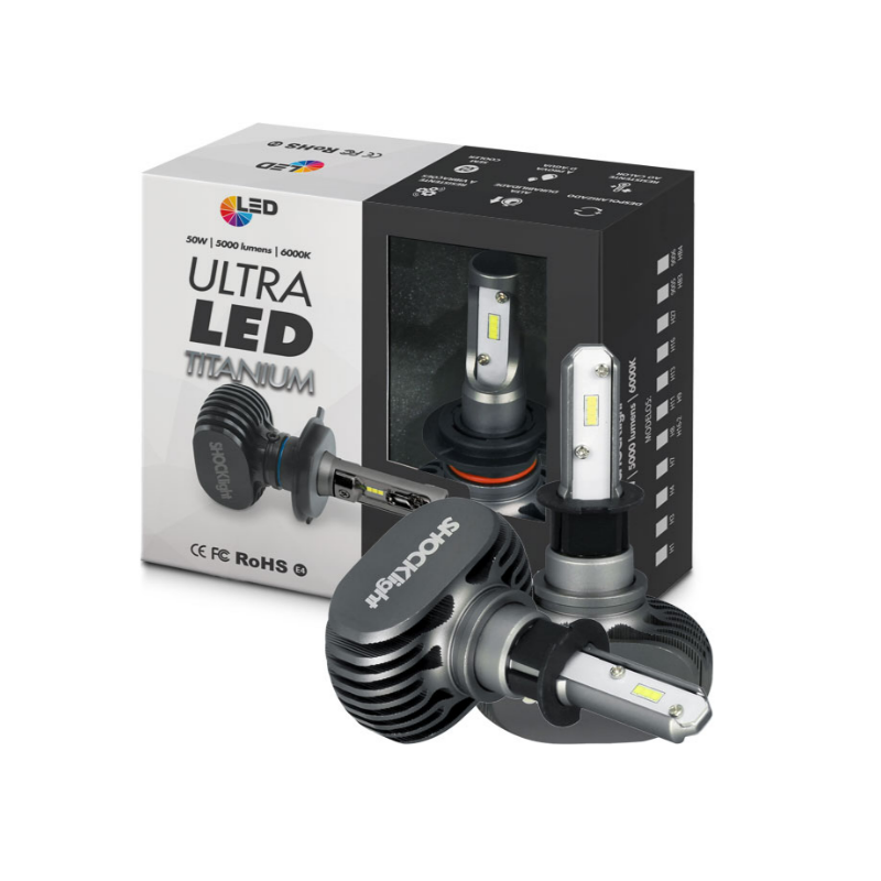 par lampada ultraled titanium h3 6000k 12v 50w 5000lm