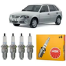 jogo de velas de ignicao vw gol parati santana kombi bur5etb 10 ngk 8