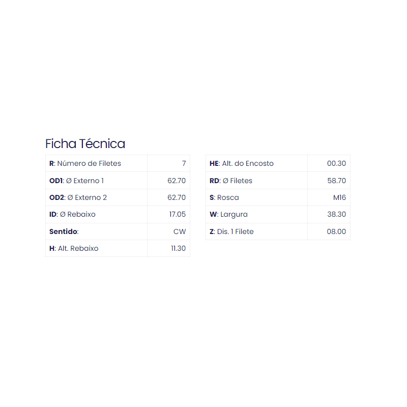 polia roda livre bzm 1004 ranger transit defender hilux fortuner zen 1004 4