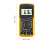 multimetro digital com display lcd dt9205a portatil profissional 4