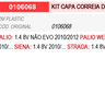 kit capa tampa protetora correia dentada fiat palio siena strada 0106068 2mplastic