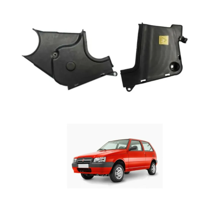 kit capa tampa protetora correia dentada fiat uno fire 0106032 2mplastic 4