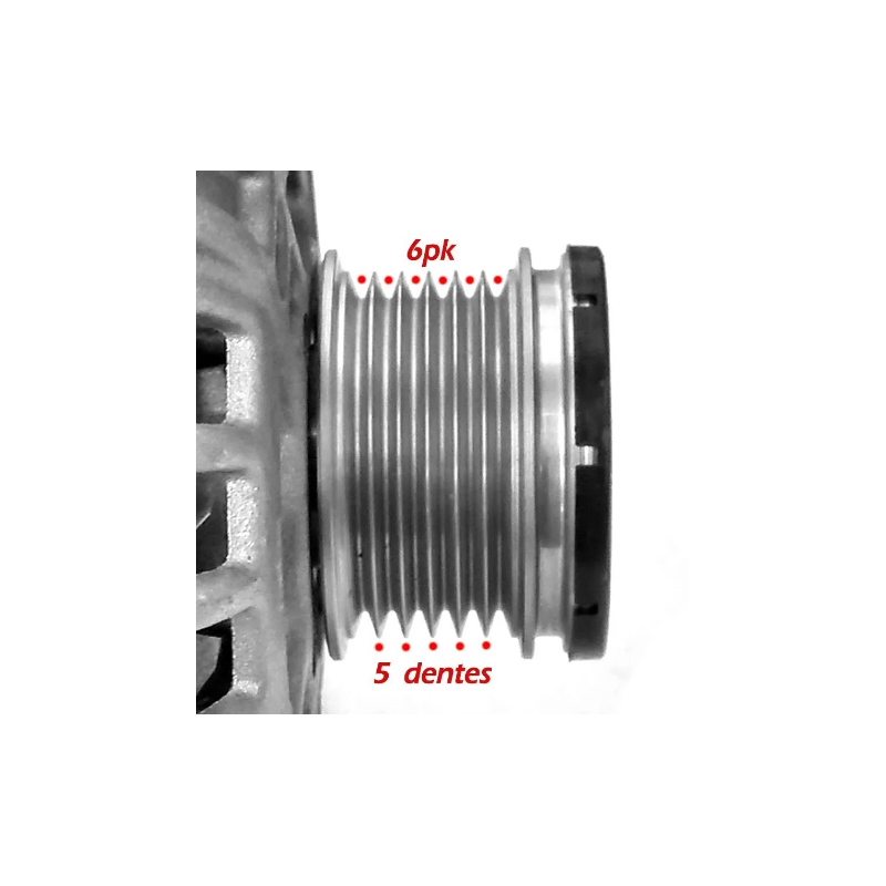 alternador vw gol up voyage 1 0 3 cilindros g5 g7 flex bosch 04c903023n original 4