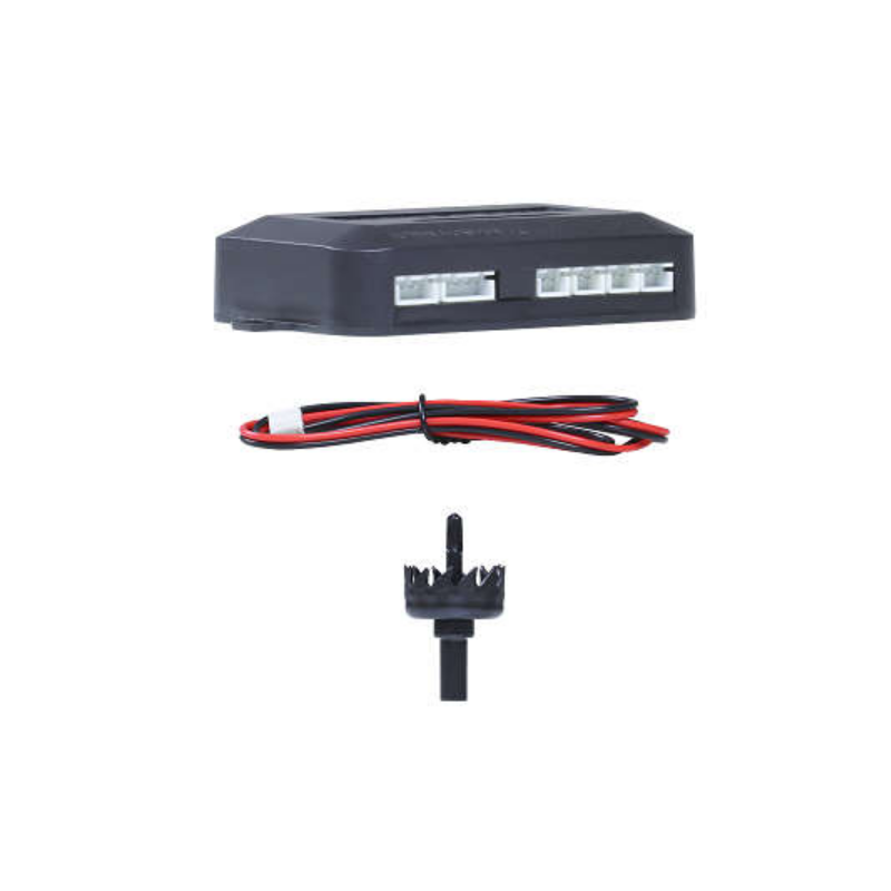 sensor de estacionamento 4 pontos preto traseiro 22mm s plug tiger auto 1310001 4
