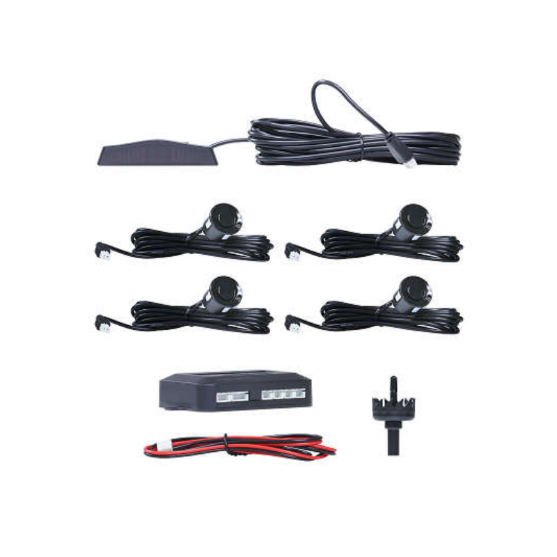 sensor de estacionamento 4 pontos preto traseiro 22mm s plug tiger auto 1310001