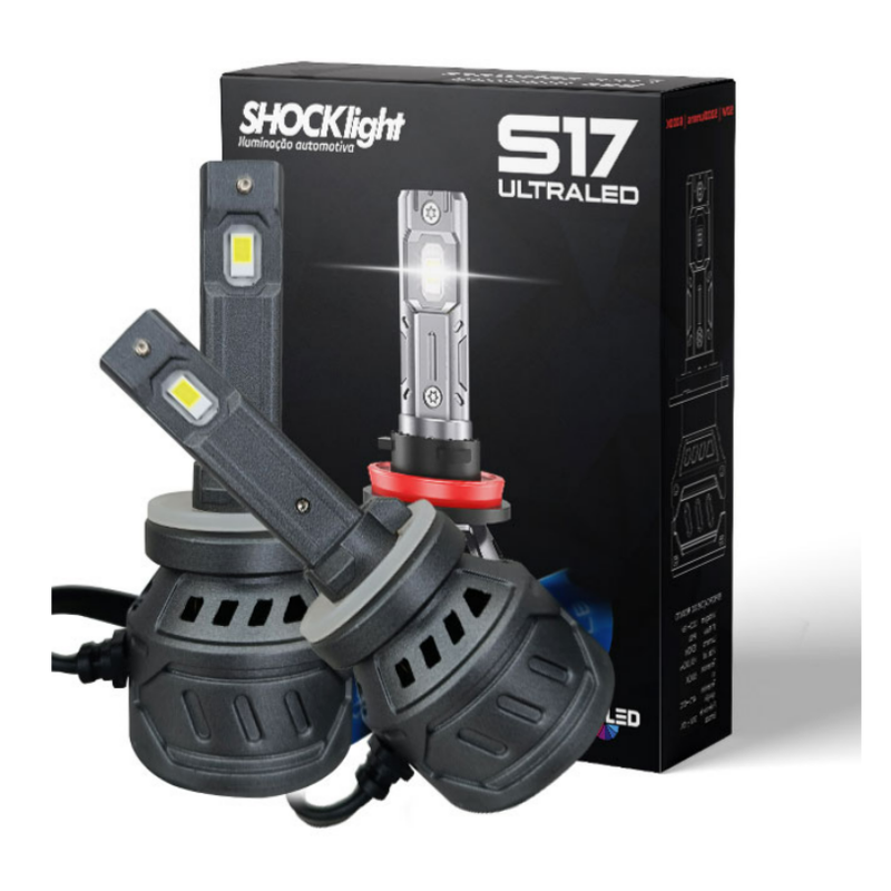 par lampada ultraled s17 nano h27 6000k 12v 55w 5000lm