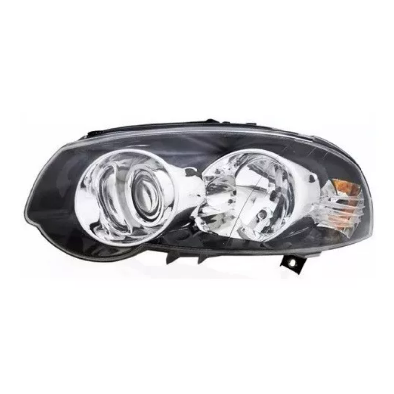 farol principal dianteiro palio siena strada lado esquerdo preto aro cromado bola 16815 rf 2