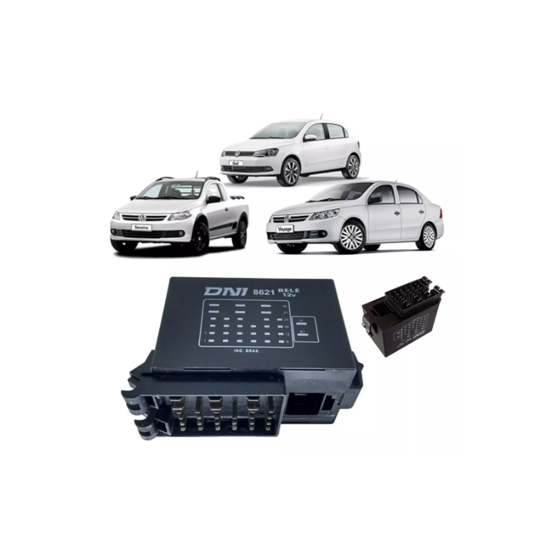 modulo eletronico de rele dni 8621 8 funcoes vw gol voyage saveiro g5 g6 1