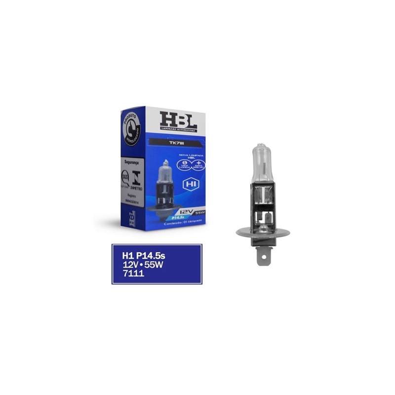 Lampada H1 12V 55W Base P14.5S HBL TK7111