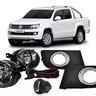 kit farol auxiliar milha vw amarok 2010 2014 com botao redondo sl 260911 shocklight 4
