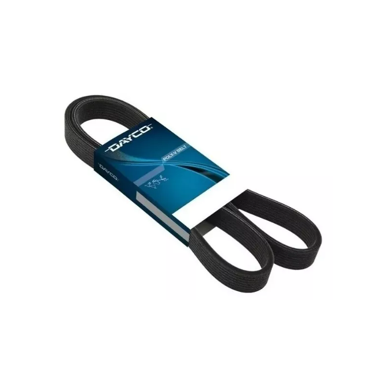 Correa Trapecial Poli V Dayco 6PK1400 - Original, 6 Canales, Fácil Instalación